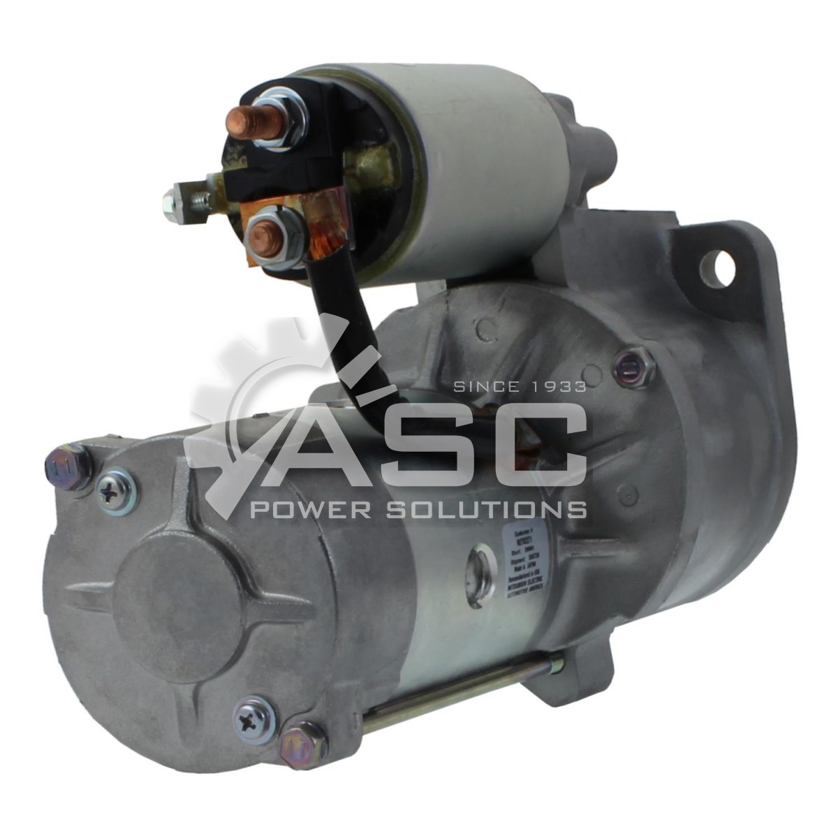 S481306_REMAN ASC POWER SOLUTIONS MITSUBISHI STARER FOR CATERPILLAR & CLARK 12V 10 TOOTH CLOCKWISE 2.2KW 1039827